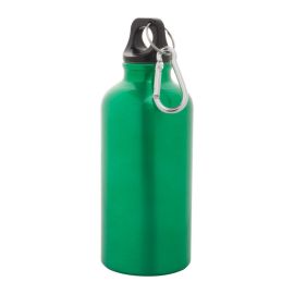Hliníková fľaša s karabínou 400ml , Green