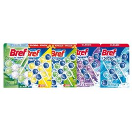 Bref Power Aktiv WC závesný blok tuhý 3x50g