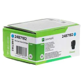 Lexmark originál toner 24B7182, cyan, 6000str.