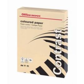Farebný papier Office Depot A4, pastelová lososová, 80 g/m2