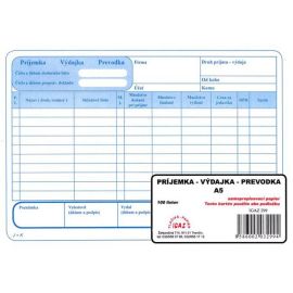Príjemka - výdajka - prevodka s DPH, samoprepis, A5