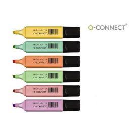 Zvýrazňovač Q-CONNECT pastel
