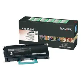 Lexmark originál toner X264A11G, black, 3500str., return