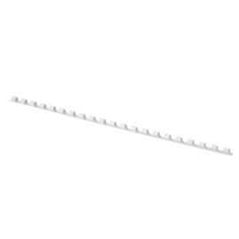 Plastové hrebene Q-CONNECT 6mm biele