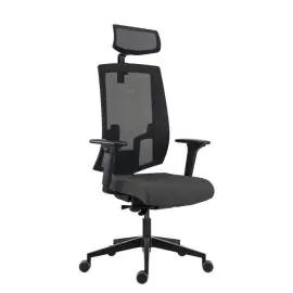 Kancelárska stolička LAPEL Alu PDH, podrúčky, BN6 antracit