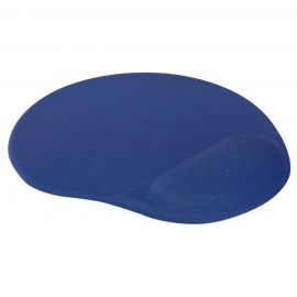 Podložka pod myš, ergonomická, gélová, modrá, Logo