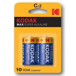 Kodak MAX SUPER Jednorázové alkalická batéria LR14, 2-pack