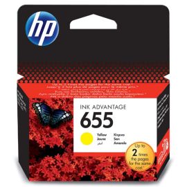 HP originál ink CZ112AE, HP 655, yellow, 600str.