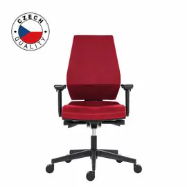 Powerton ERGO SIMA Kancelárske ergonomické kreslo, Červené