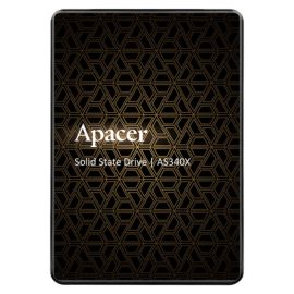 SSD Interná Apacer AS340X, AP960GAS340XC-1, 960GB, čierny, 2.5", 550 MB/s-R, SATA III, 520 MB/s-W