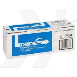 Kyocera originál toner TK590C, 1T02KVCNL0, cyan, 5000str.