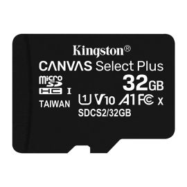 Kingston pamäťová karta Canvas Select Plus, 32GB, micro SDHC, SDCS2/32GBSP, UHS-I U1 (Class 10), A1
