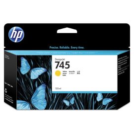 HP originál ink F9J96A, HP 745, yellow, 130ml