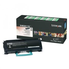 Lexmark originál toner X463A11G, black, 3500str., return