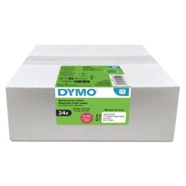 Dymo papierové štítky 57mm x 32mm, biele, multifunkčné, snímateľné, 24 x 1000 ks, 2223590, 24 roliek v balení, cena za balenie