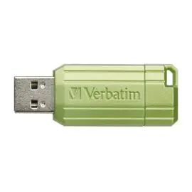 Verbatim USB flash disk, USB 2.0, 128GB, Store,N,Go PinStripe, zelený, 49462, pre archiváciu dát