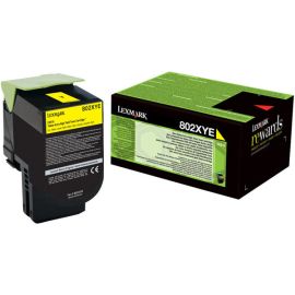 Lexmark originál toner 80C2HYE, yellow, 3000str.