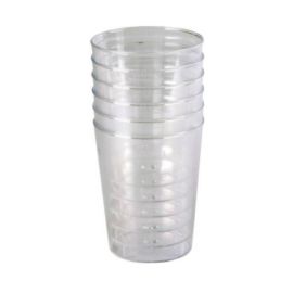 Poháre plastové kryštál 40 ml priehľadné (50 ks)