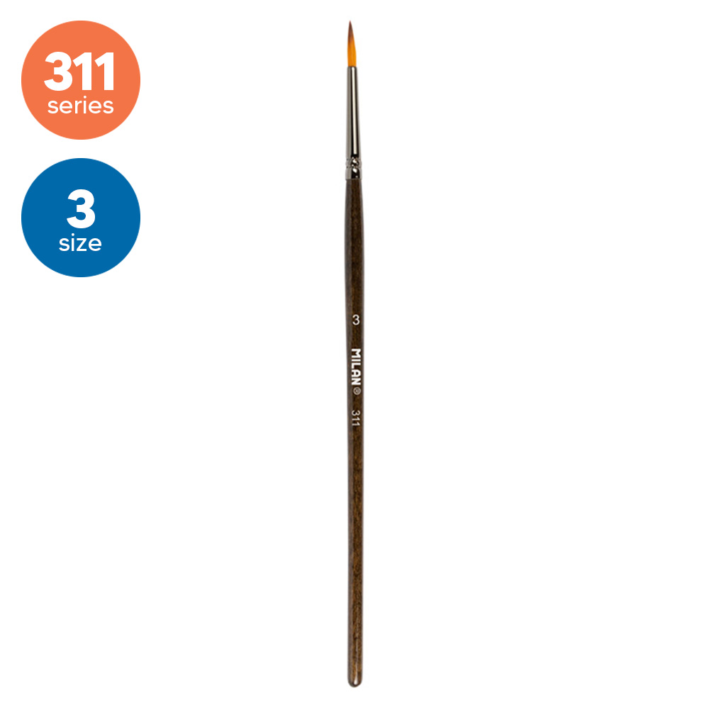 Štetec guľatý MILAN č. 3 - 311