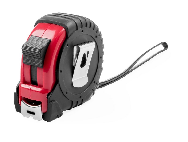 Zvinovací meter, 7,5m , red/black