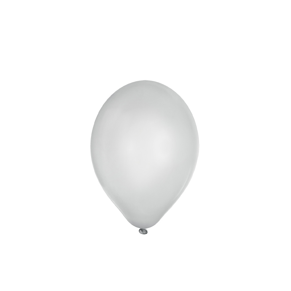 Balón M 25 cm, biely /100 ks/
