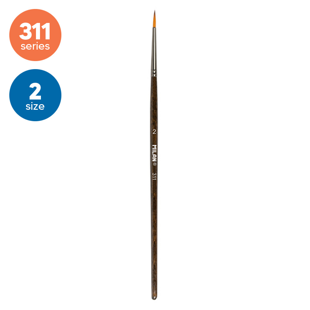 Štetec guľatý MILAN č. 2 - 311