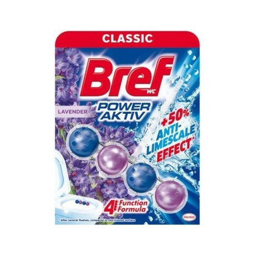 Bref Power Aktiv WC blok Levanduľa, 50g