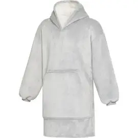 Mikinová deka s GRS certifikáciou , Grey