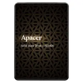 SSD Interná Apacer AS340X, AP240GAS340XC-1, 240GB, čierny, 2.5", 550 MB/s-R, SATA III, 520 MB/s-W