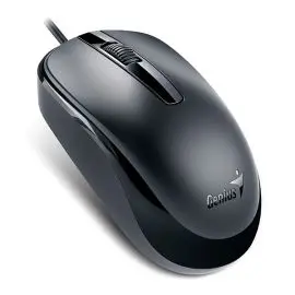 Myš drôtová, Genius DX-120, čierna, optická, 1200DPI, USB-C