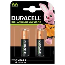 DURACELL Nabíjecí baterie tužková AA 2500 mAh 2 ks