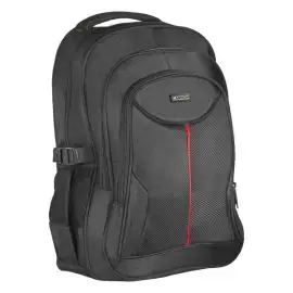 Batoh na notebook 15,6", Carbon, čierny z polyestéru, nepromokavé dno a bočné kapsy, Defender