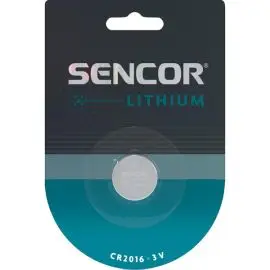 Batéria líthiová, CR2016, CR2016, 3V, Sencor, blister, 1-pack