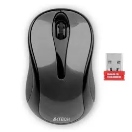 Myš bezdrôtová, A4Tech G3-280N, čierna, optická, 1000DPI