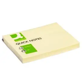Samolepiaci bloček Q-CONNECT žltý 76x102mm