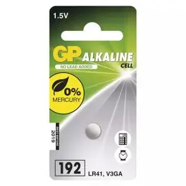 Batéria alkalická, 192F (LR41), LR41, 1.5V, GP, blister, 1-pack