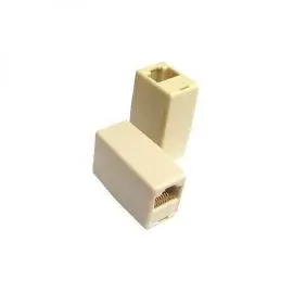 Spojka LAN káblov, RJ45 samica - RJ45 samica, nekrížená