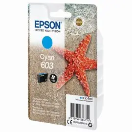 Epson originál ink C13T03U24020, cyan, blister s ochranou, 2.4ml