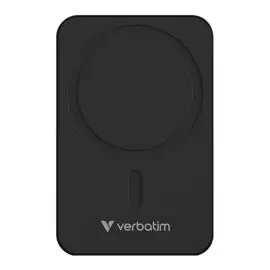Verbatim, power banka s bezdrôtovým nabíjaním, 5V, nabíjanie telefónu, 32223, 20000mAh, magnetické pripevnenie, Čierna