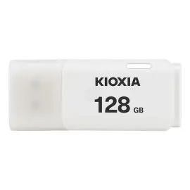 Kioxia USB flash disk, USB 2.0, 128GB, Hayabusa U202, Hayabusa U202, biely, LU202W128GG4