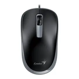 Myš drôtová, Genius DX-125S, čierno-šedá, optická, 1200DPI