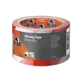 Výstražná samolepiaca páska ROXOLID červenobiela 60 mm x 66 m