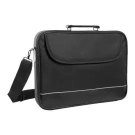 Taška na notebook 16", Ascetic, čierna z polyestéru, Defender