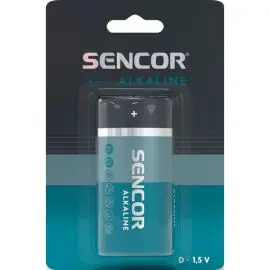 Batéria alkalická, D (LR20), veľký monočlánok, D, 1.5V, Sencor, blister, 1-pack