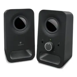 Logitech reproduktory Z150, 2.0, 3W, čierne, regulácia hlasitosti, prenosné, 150Hz-20kHz