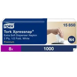 Papierové servítky Interfold Tork Premium 2-vrstv. N4 (8000ks)