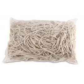 Gumičky Office Products 130mm 1kg biele