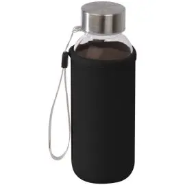 Sklenená flaša v neopréne (300 ml) , Black