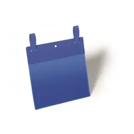 Vrecko na štítok s páskami 210 x 148 mm na šírku 50 ks modré