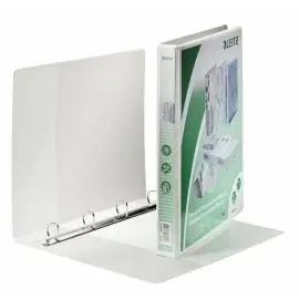 Zakladač prezentačný Leitz 3,8cm 4D-krúžkový A4 MAXI biely